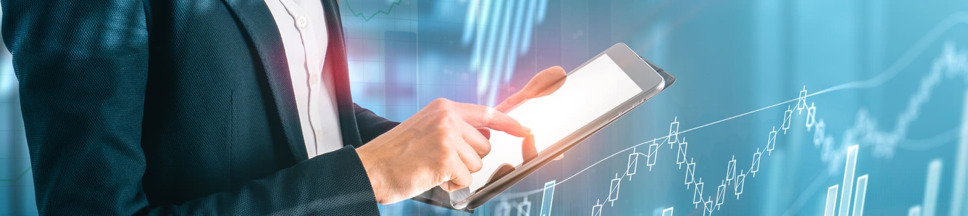 Technology and trade concept