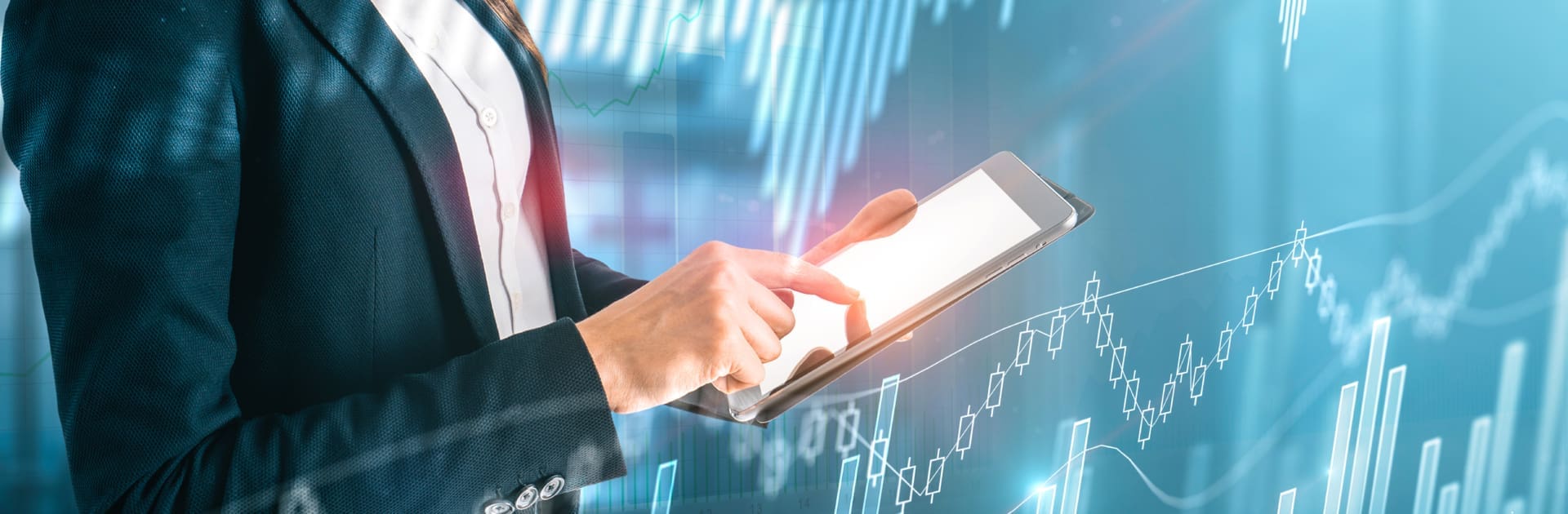 Technology and trade concept