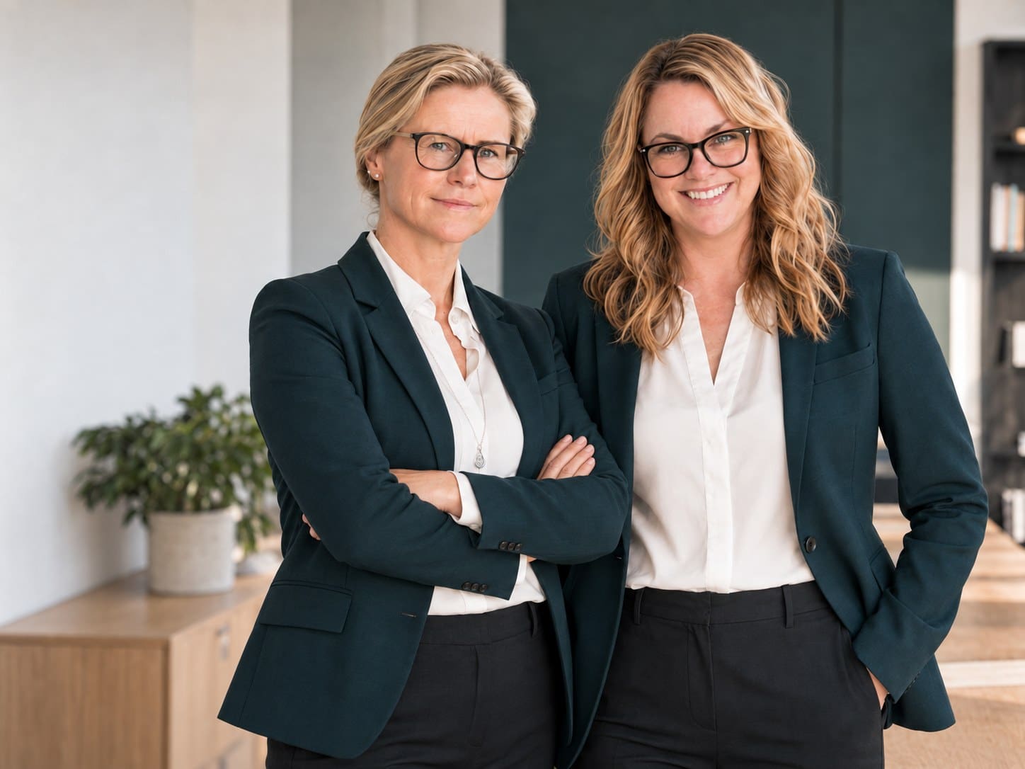 Linda Nevrén och Eleonore Höglund